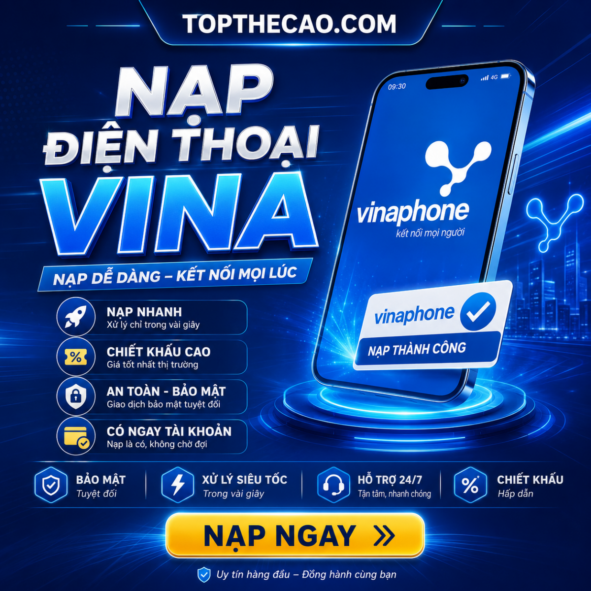 Nạp Tiền Điện Thoại VINA